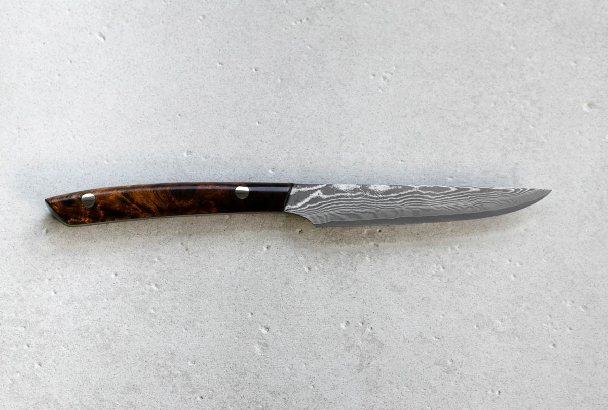 Saji Steak Knife - BK - Desert Ironwood