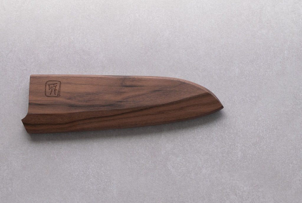 Magnetic Walnut Saya for 180mm Santoku