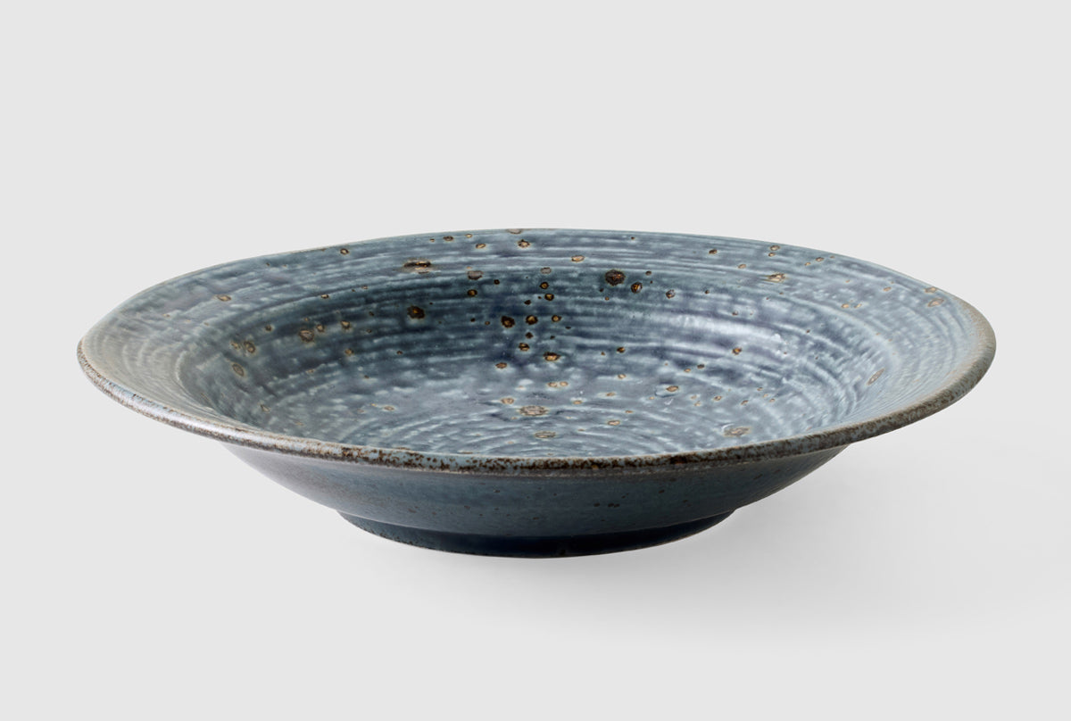 Shallow Bowl 24.5cm - Wabi DENIM Blue