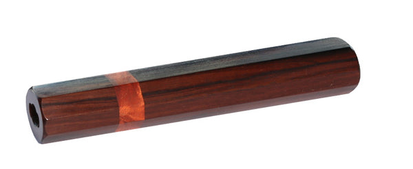 Macassar Ebony Handle - Orange Spacer - M