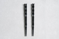 Fushimi Chopsticks Black 24cm - Set of 2