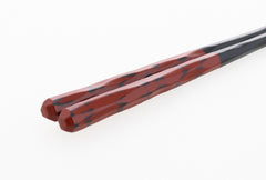 Kiku Chopsticks Vibrant Red 24cm - Set of 2