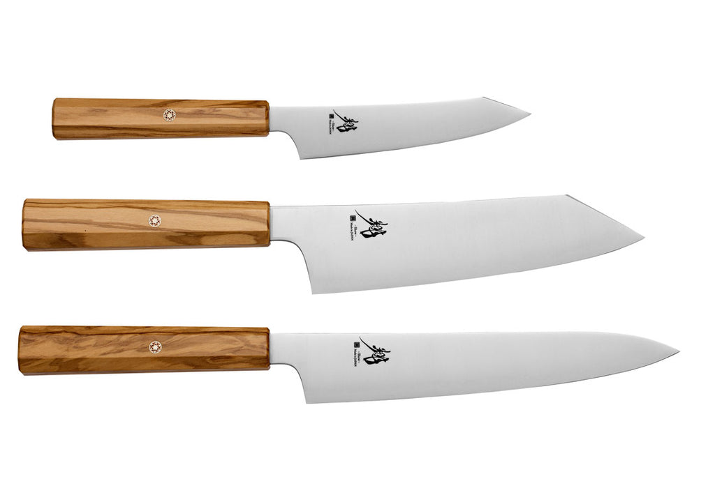 Nenohi 3pc Knife Set - Olivewood – Chef's Armoury