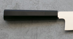 Nenohi Mirror 210 Stainless Steel Gyuto - Traditional Ebony